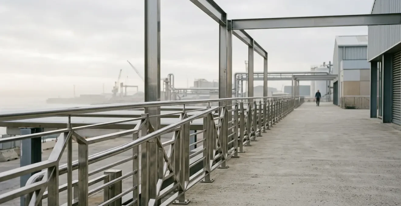Installation en acier inoxydable résistant à la corrosion en environnement marin