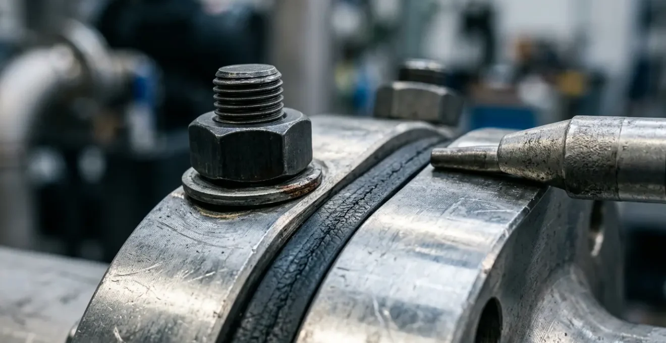 Inspection technique d'un joint industriel métallique avec outils de contrôle non destructif