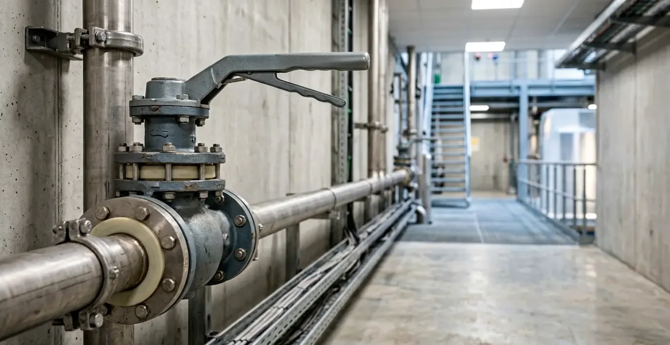 Vanne industrielle haute performance pour manipulation d'acide sulfurique dans l'industrie chimique française