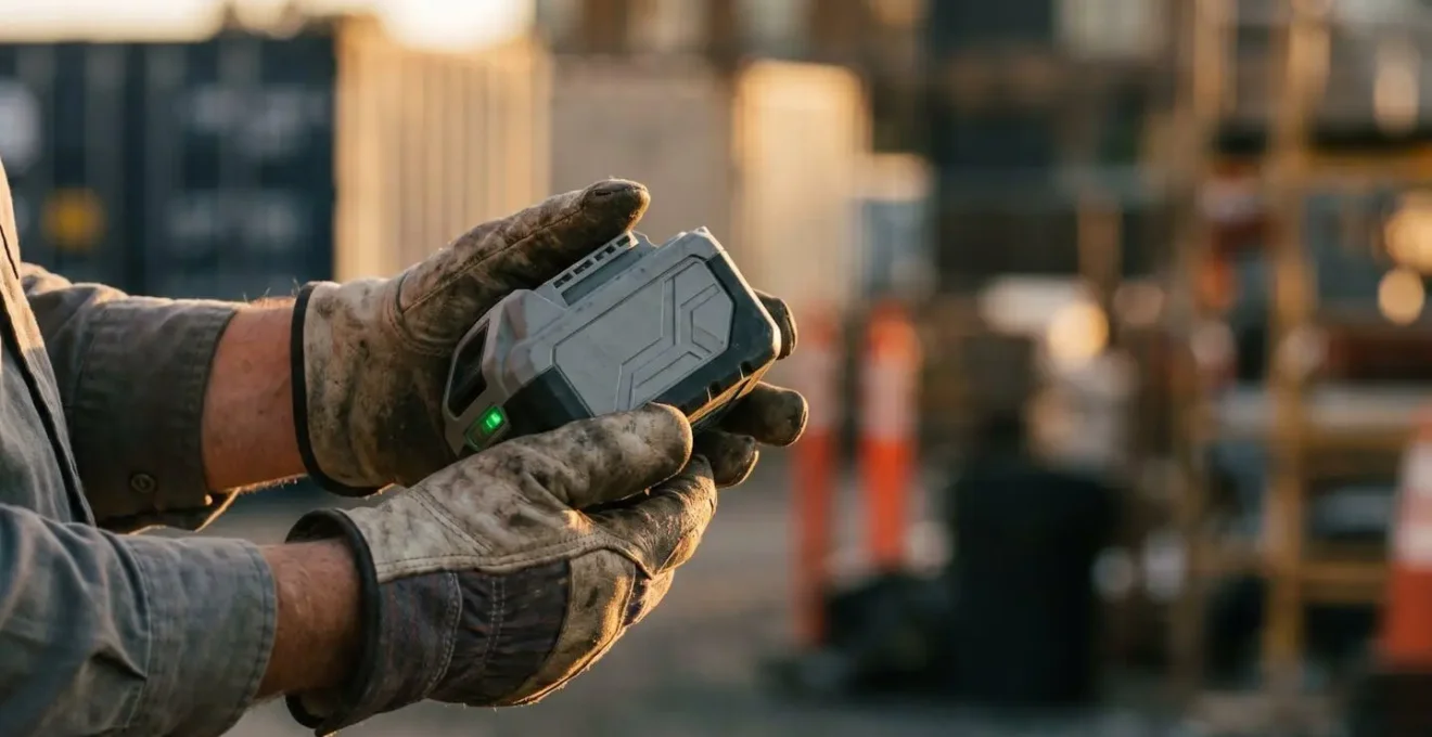 Système de traçabilité et géolocalisation de batteries professionnelles